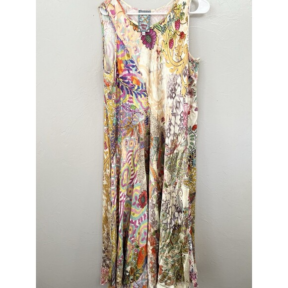 Johnny Was Multicolor Floral Maxi Dress - Picture 2 of 9